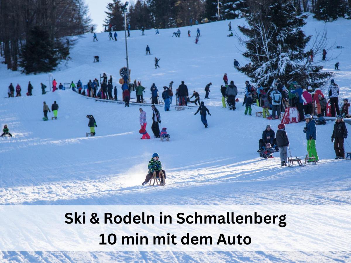 Ferienhaus Grimme - 350M2, 18 Betten - Mit Indoorspielplatz, Pool, Grosser Terrasse, Grill, Sauna, Kicker, Dart, Uvm - Ideal Fuer Familien Schmallenberg Exteriér fotografie