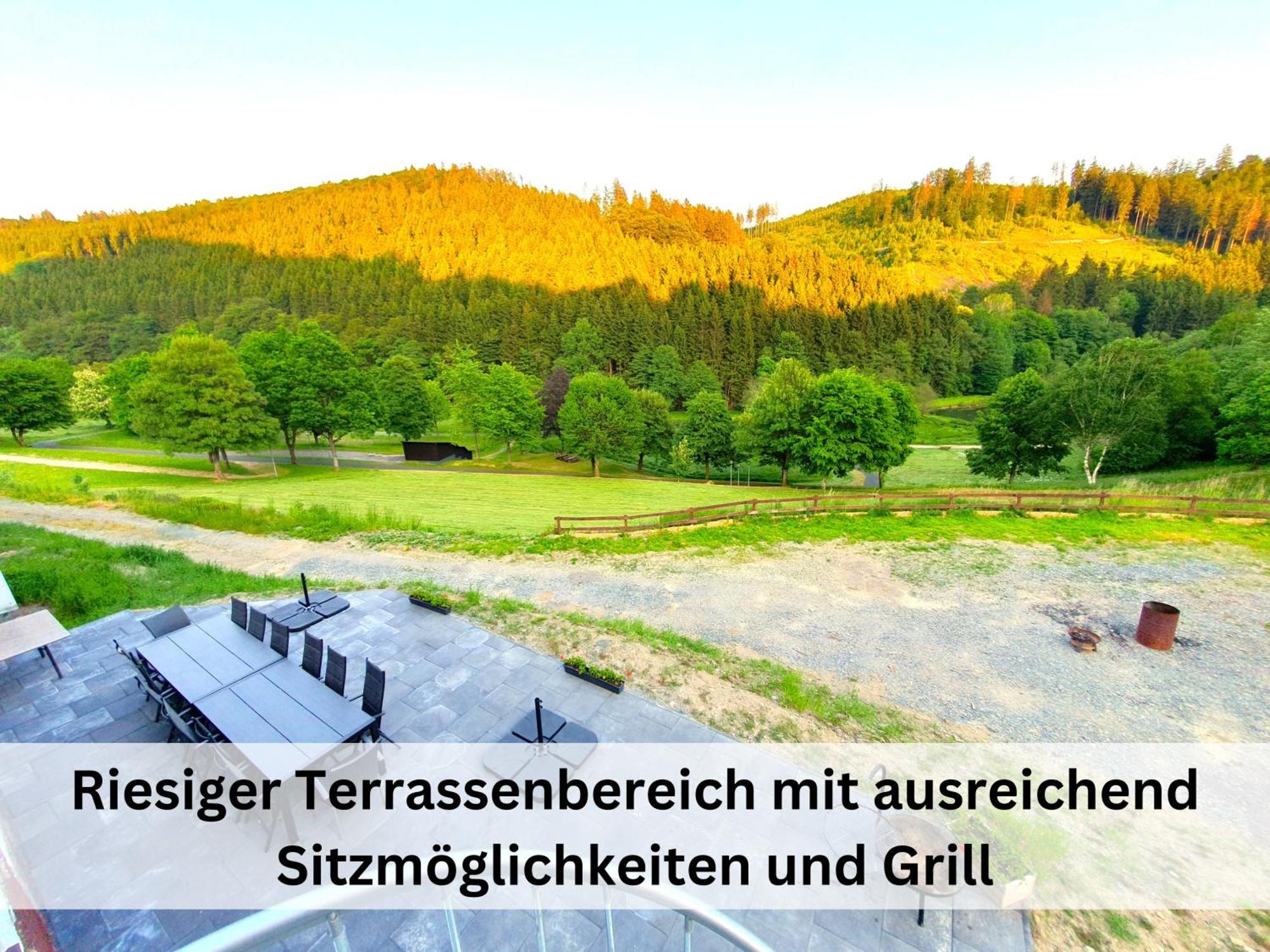 Ferienhaus Grimme - 350M2, 18 Betten - Mit Indoorspielplatz, Pool, Grosser Terrasse, Grill, Sauna, Kicker, Dart, Uvm - Ideal Fuer Familien Schmallenberg Exteriér fotografie